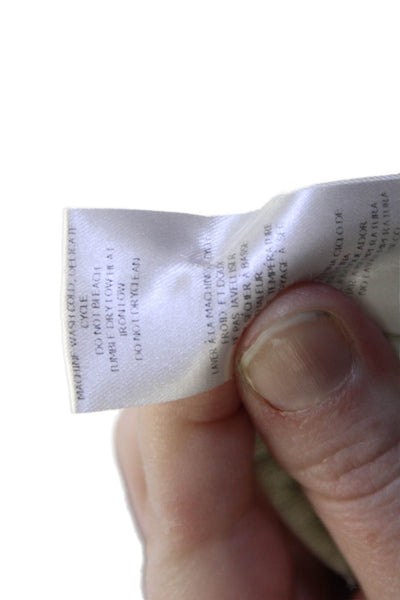 Thakoon Women Jogger Sweatpants Beige Cotton Drawstring Size XS
