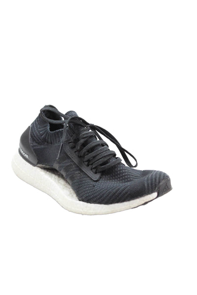Nike Womens Lace Up Knit Ultra Boost Running Sneakers Black White Size 9