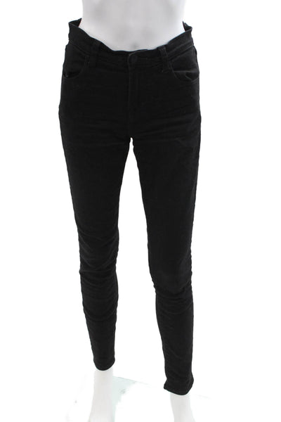 J Brand Womens Skinny Black High Rise Jeans Size 24