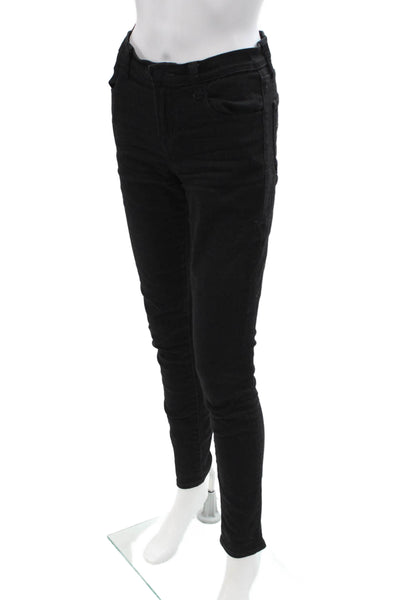 J Brand Womens Skinny Black High Rise Jeans Size 24