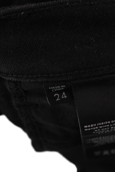 J Brand Womens Skinny Black High Rise Jeans Size 24