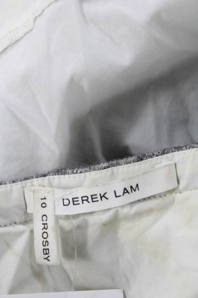 Derek Lam 10 Crosby Women Cropped Gray Sleeveless Tank Dress Size 8