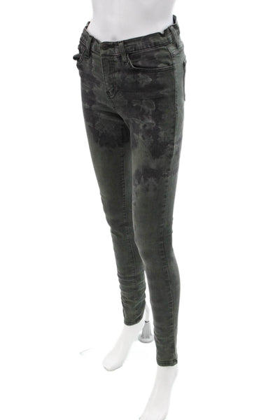 Flying Monkey Women Skinny Ankle Jeans Dark Gray Size 27