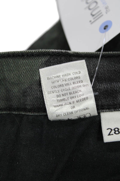 Flying Monkey Women Skinny Ankle Jeans Dark Gray Size 27