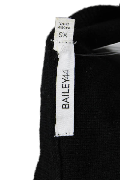 Bailey 44 Womens Pullover Sweater Aztec Black Round Neck Long Sleeve Size XS