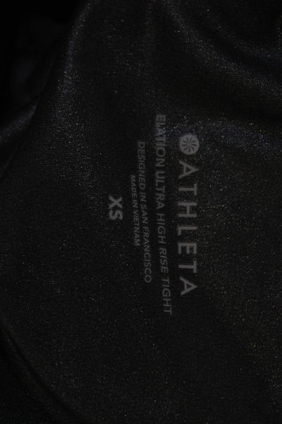 Athleta Womens Black Ankle Leggings Size XS