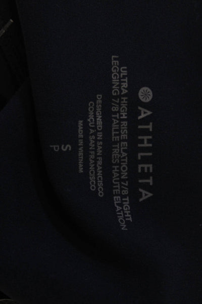 Athleta Women Ankle Leggings Dark Blue Petite Size S