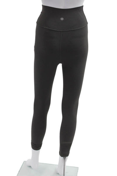 Athleta Womens Ankle Leggings Pants Black Size XS