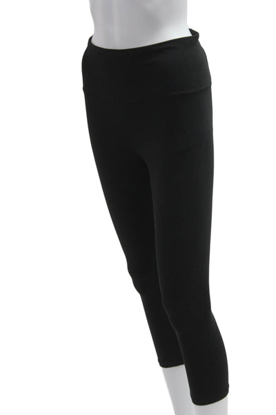 Athleta Womens Black Capri Leggings Petites Size S