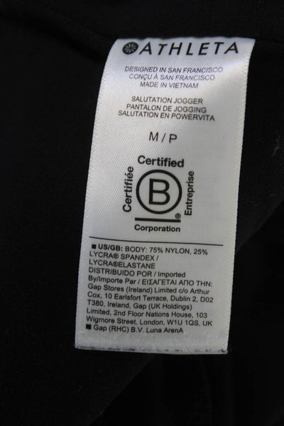Athleta Womens High Waisted Pull On Jogger Sweatpants Size Medium