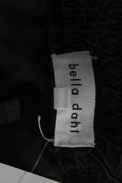 Bella Dahl Women Cargo Jogger Pants Dark Gray 100% Tencel Size S