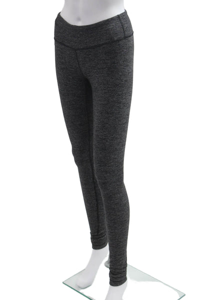 Lululemon Women Ankle Jeggings Dark Gray Herringbone Polyester Size S