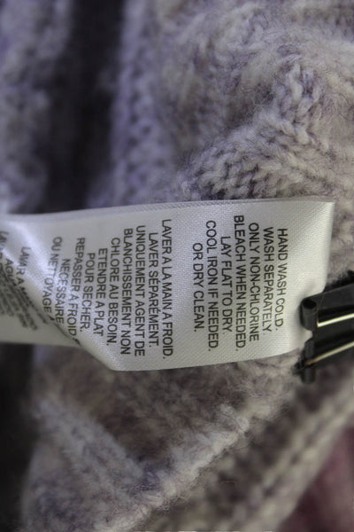 Splendid Women Mock Neck Pullover Sweater Gray Long Sleeve 90s Fall Size XS