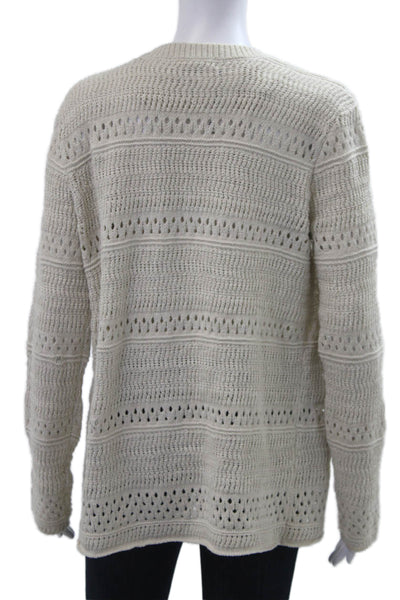 Jack by BB DAKOTA Womens Beige Boho V-Neck Long Sleeve Cardigan Size S