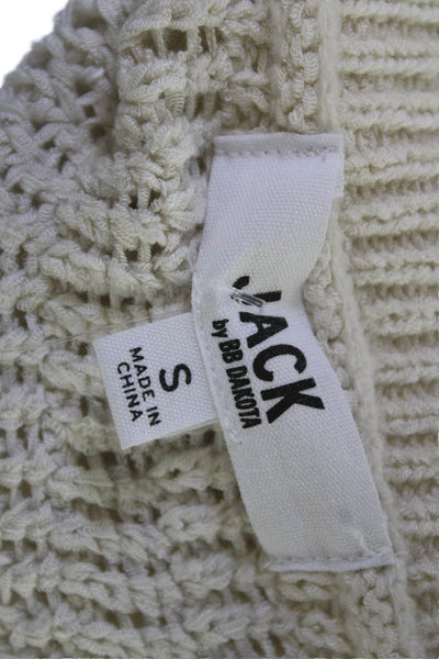 Jack by BB DAKOTA Womens Beige Boho V-Neck Long Sleeve Cardigan Size S