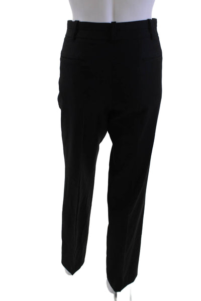 Comptoir Des Cotonniers Unisex Ankle Dress Pants Black Wool Classic Size M