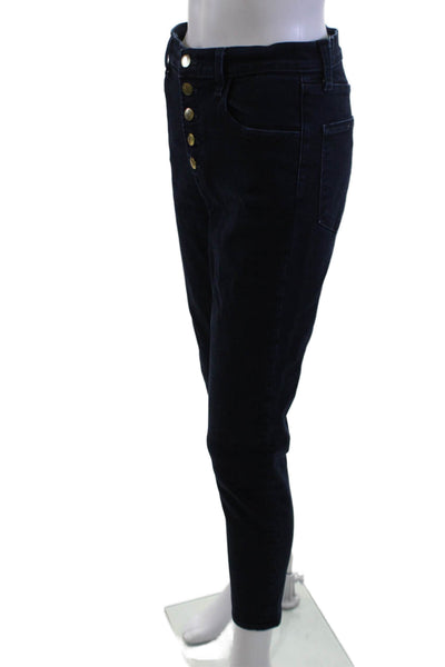 J Brand Women Ankle Skinny Dark Blue Mid Rise Jeans Size 28