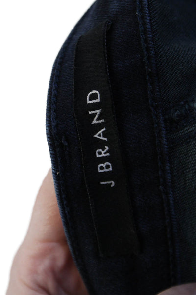 J Brand Women Ankle Skinny Dark Blue Mid Rise Jeans Size 28