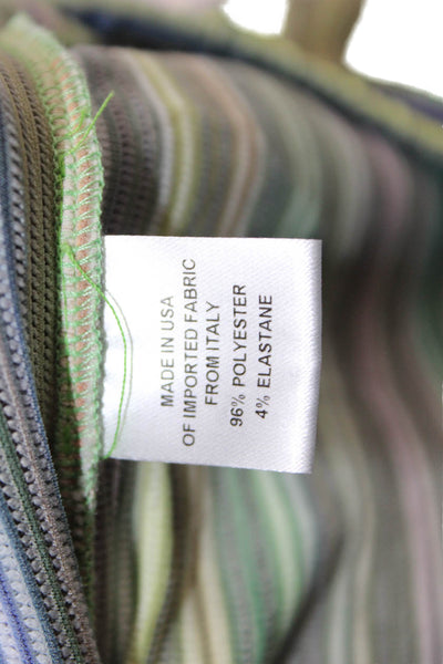 Drew Womens Cropped Striped Blue Pants Size S
