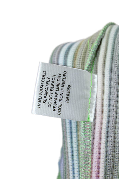 Drew Womens Cropped Striped Blue Pants Size S