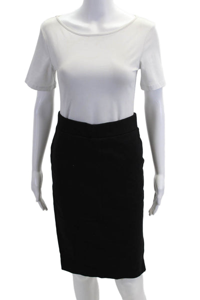 Madewell Womens Straight Pencil Skirt Black Size S