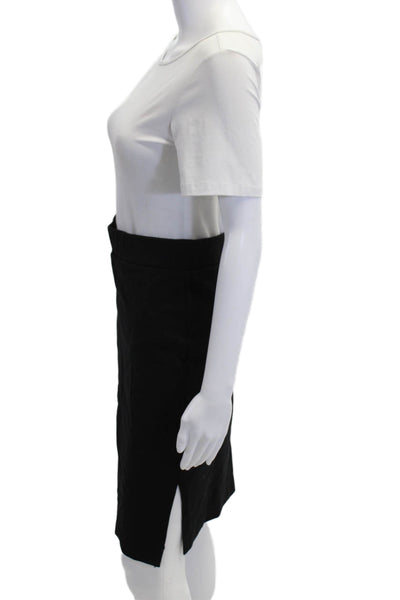 Madewell Womens Straight Pencil Skirt Black Size S