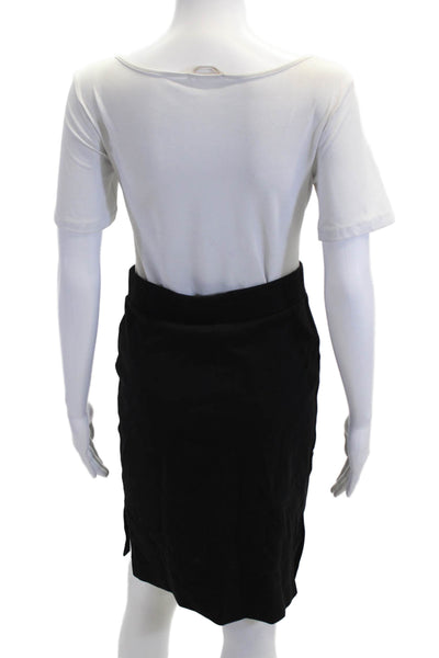 Madewell Womens Straight Pencil Skirt Black Size S