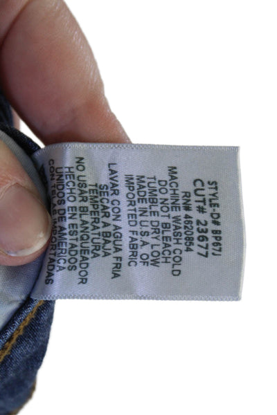 Just Black Denim Women Ankle Skinny Dark Blue Mid Rise Jeans Size 29