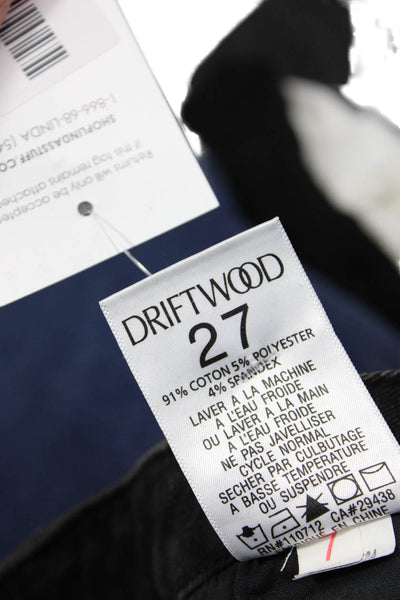 Driftwood Women Skinny Black Jeans Size 27