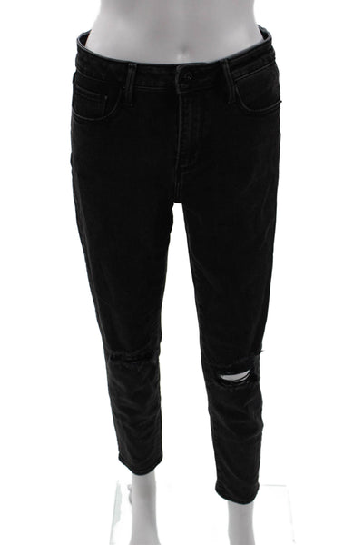 Driftwood Women Cropped Ankle High Rise Black Jeans Size 26
