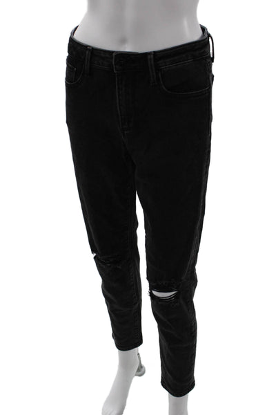 Driftwood Women Cropped Ankle High Rise Black Jeans Size 26