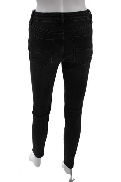 Driftwood Women Skinny Ankle High Rise Black Jeans Size 27