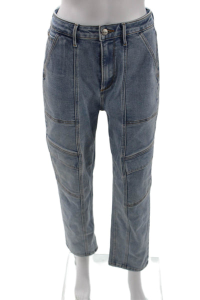 Driftwood Womens Dark Blue High Rise 98% Cotton Size 26