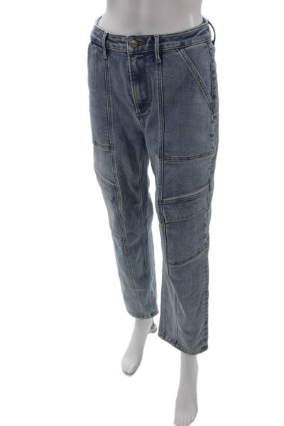 Driftwood Womens Dark Blue High Rise 98% Cotton Size 26
