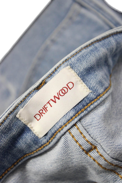 Driftwood Womens Dark Blue High Rise 98% Cotton Size 26
