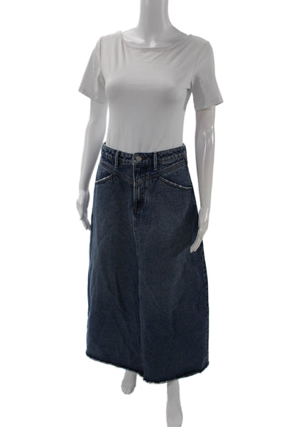 Driftwood Womens Dark Blue High Rise 98% Cotton Size 26