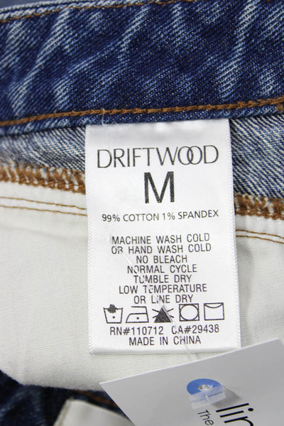 Driftwood Womens Dark Blue High Rise 98% Cotton Size 26