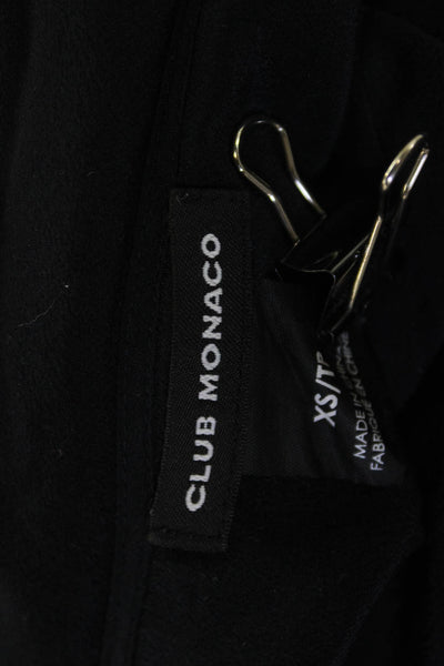 Club Monaco Women Silk Sleeveless Camisole Black Size XS