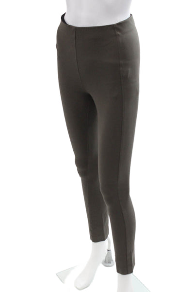 Rag & Bone Women Ankle Cropped Pants Brown Zip Size 0