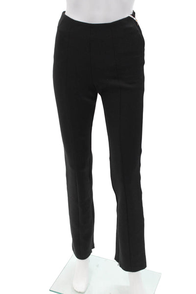Good American Womens Dress Pants Black Zip 92%Poly 8%Elastane Size 0