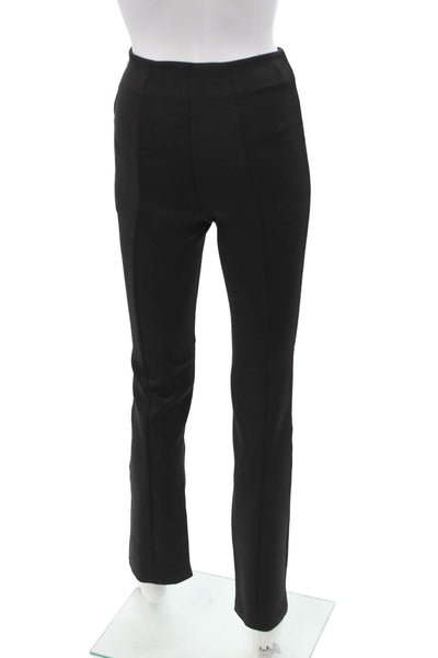 Good American Womens Dress Pants Black Zip 92%Poly 8%Elastane Size 0