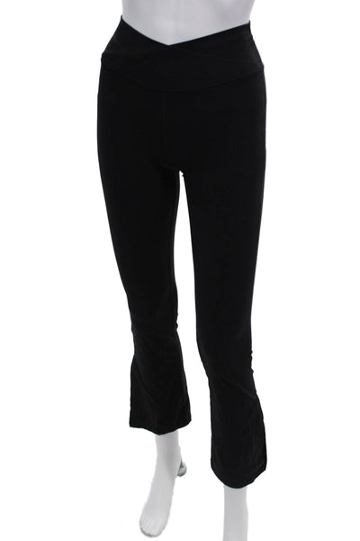 Athleta Girl Childrens Girls Pull On Flare Leg Leggings Black Size 12