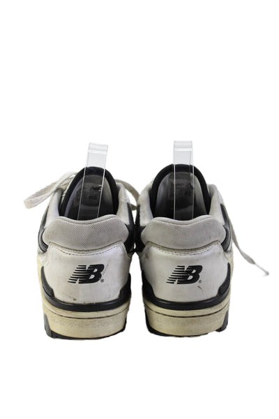 New Balance Womens Lace Up Perforated Low Top Sneakers White Gray Black Size 4.5