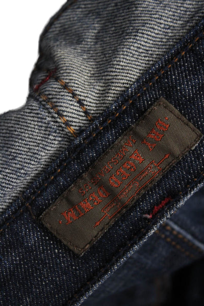 James Jeans Women Skinny Straight Jeans Dark Blue Size 24 Petite