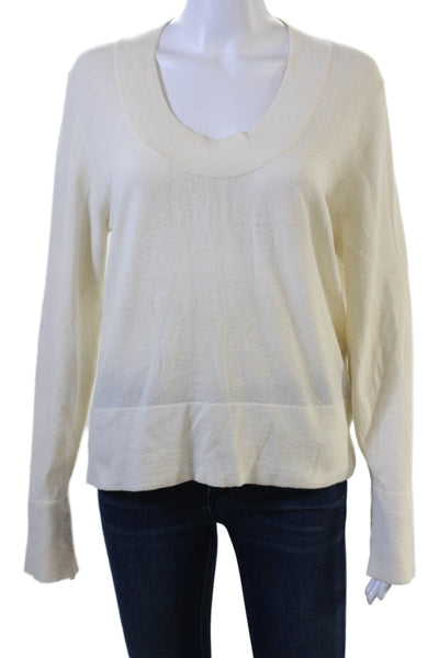 Max Mara Womens Beige Pullover Sweater Viscose Blend Size XL