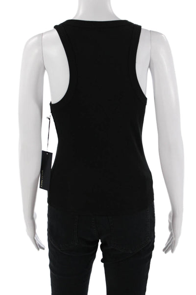 Myles Price Womens Basic Sleeveless Crew Neck Black Tank Size 0