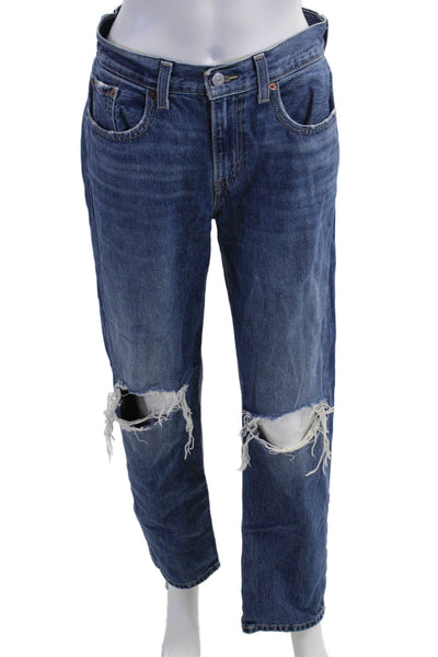 Levis Unisex Blue Straight Jeans Size 26