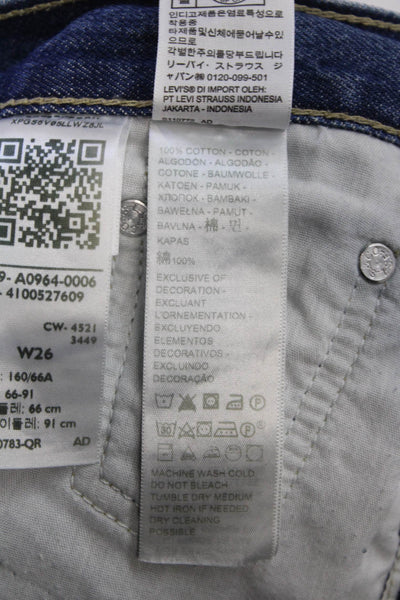 Levis Unisex Blue Straight Jeans Size 26