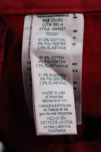 Good American Womens Red Ankle Jeggings Size 00