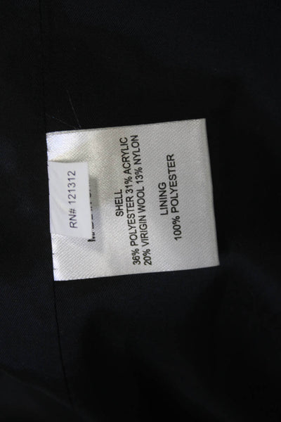Gryphon New York Womens Beige Wool Blend Blazer Size S